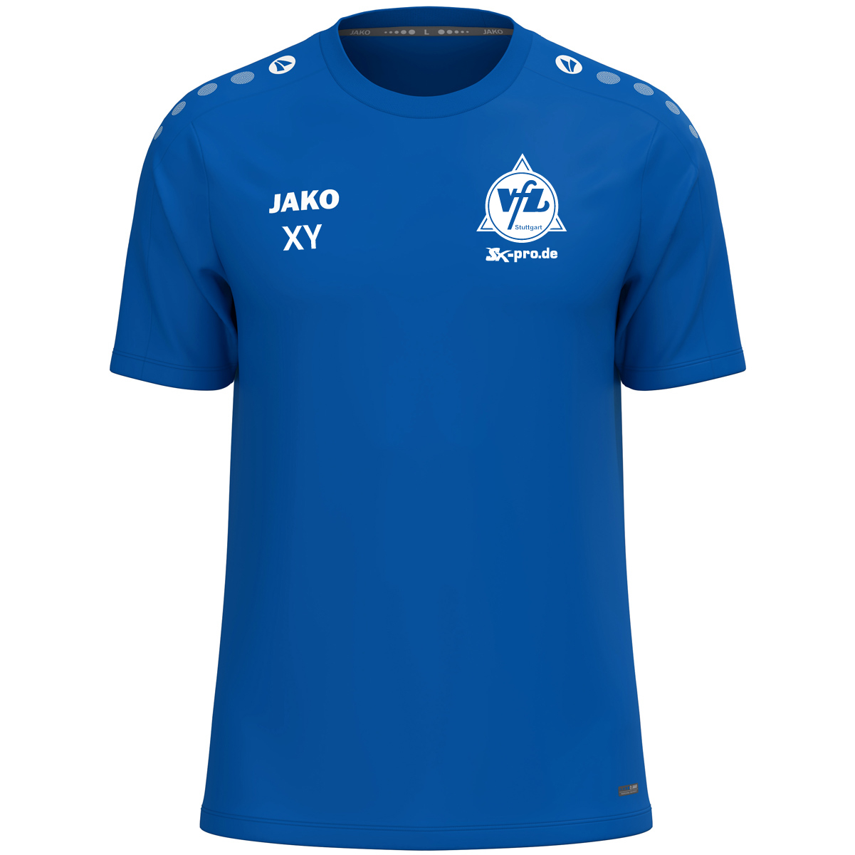 JAKO T-Shirt One Cotton inkl.Wappen und Vereinsname (Initialen optional)