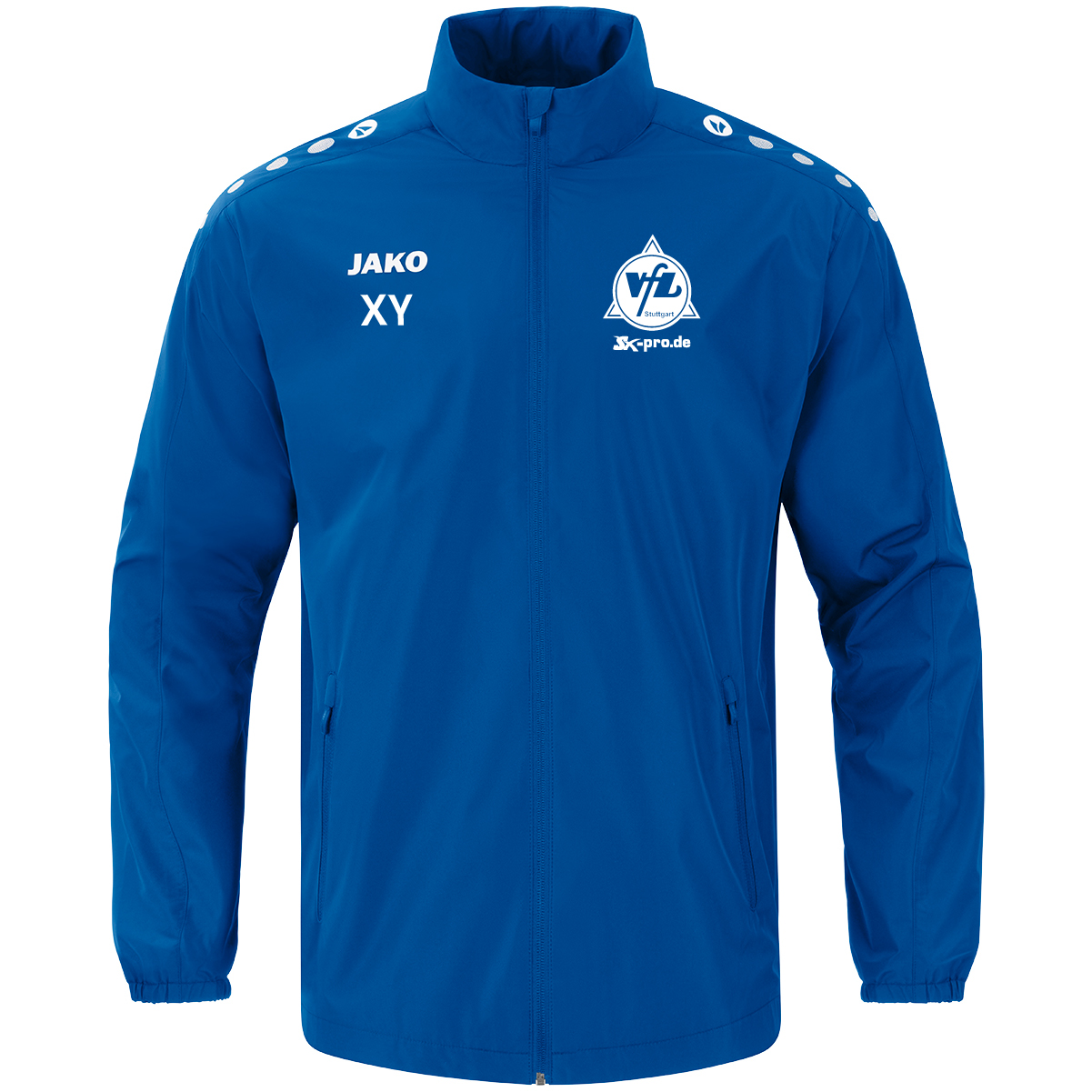 JAKO Allwetterjacke One inkl.Wappen und Vereinsname (Initialen optional)