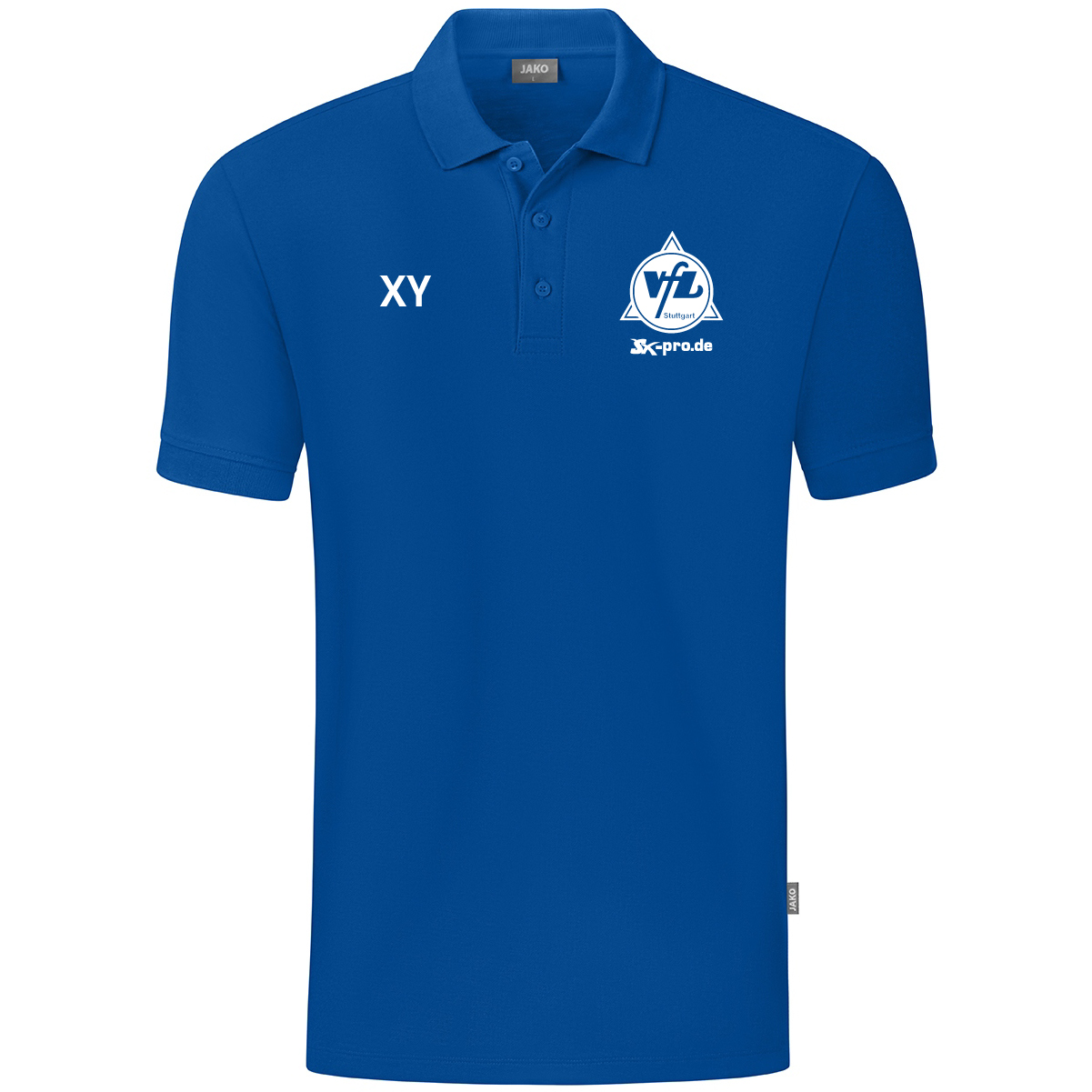 JAKO Polo Organic  inkl.Wappen und Vereinsname (Initialen optional)
