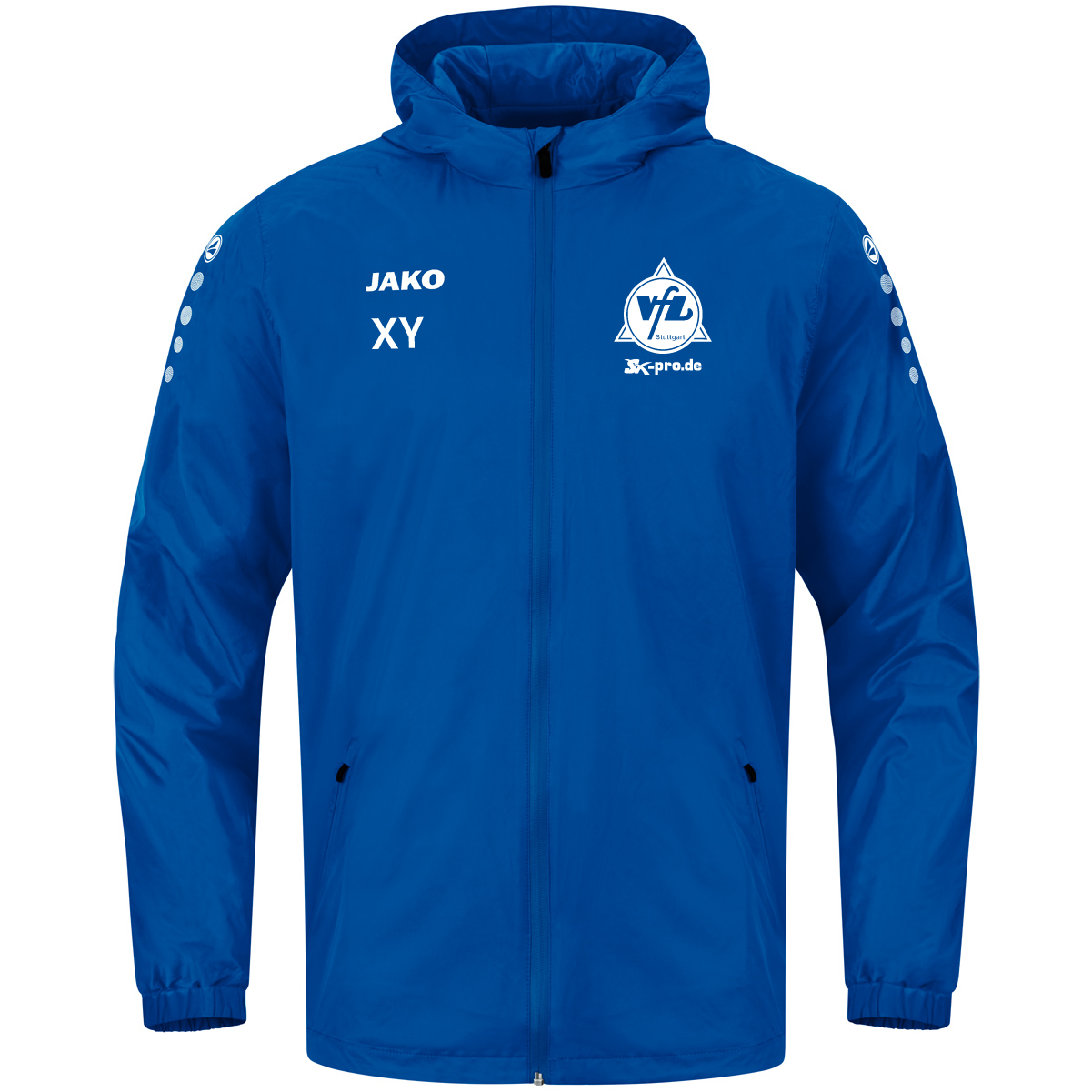 JAKO Allwetterjacke Team 2.0 inkl.Wappen und Vereinsname (Initialen optional)
