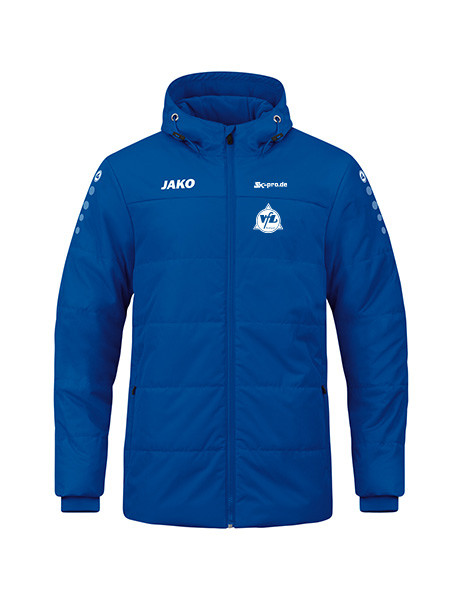 Coachjacke Team mit Kapuze inkl. Wappen und Vereinsname (Initialen optional)