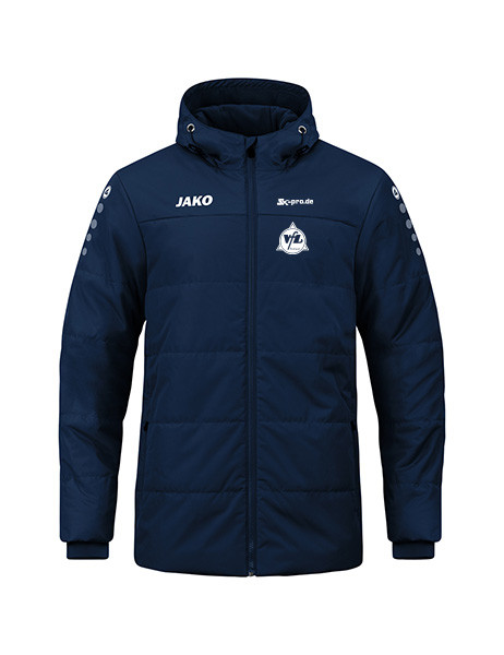 Coachjacke Team mit Kapuze inkl. Wappen und Vereinsname (Initialen optional)